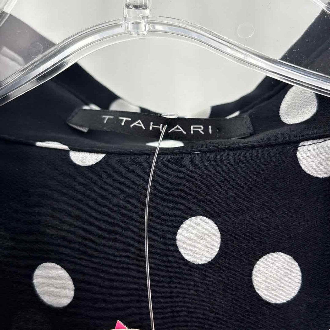 Size L TAHARI Black Shirt