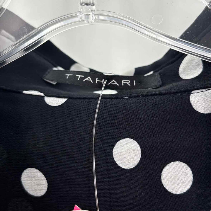 Size L TAHARI Black Shirt
