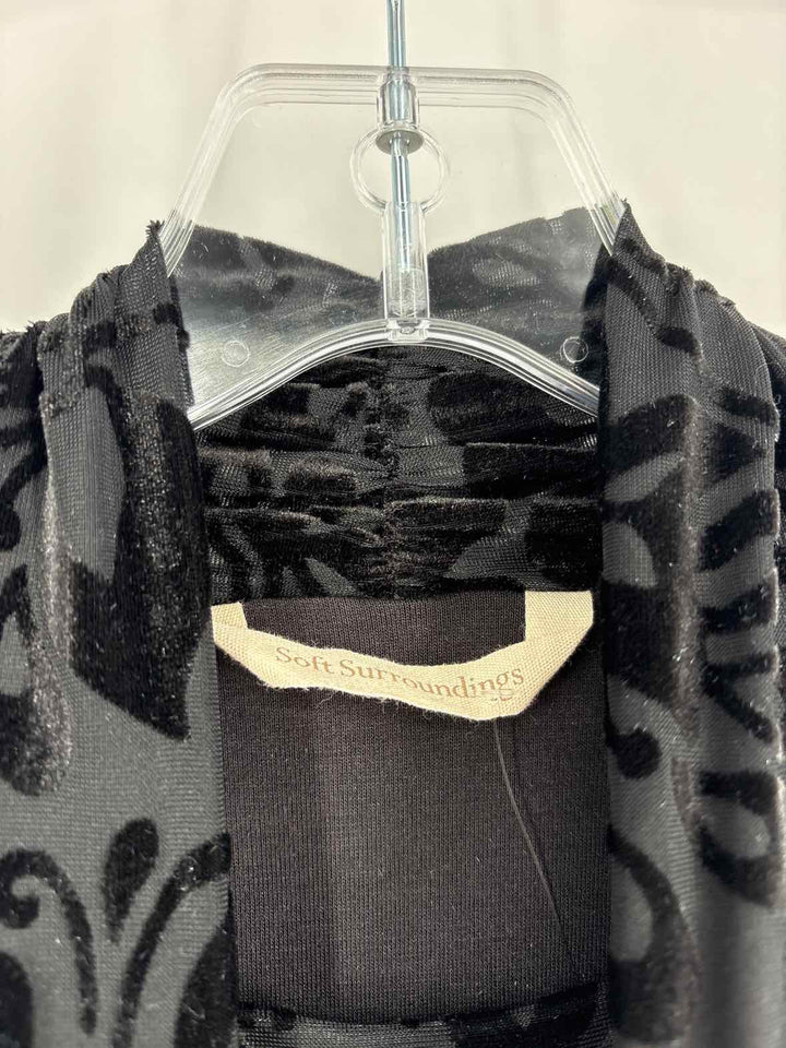 Size XL SOFT SURROUNDINGS Black Shirt