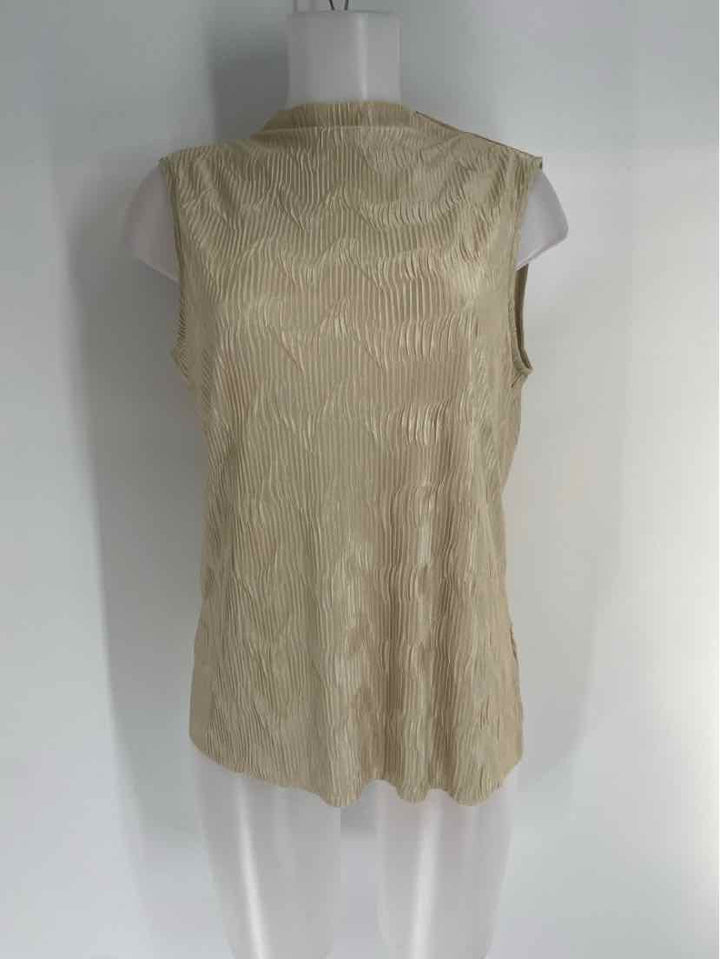 Size M TAHARI Lime Green Shirt