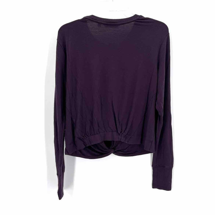 Size M Athleta Purple Knit Cardigan