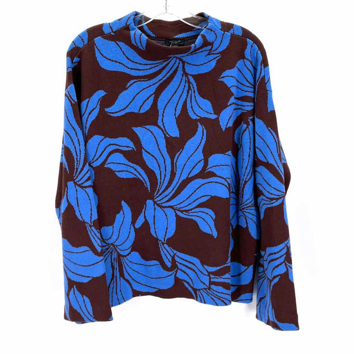Size 14 Ann Taylor Blue Print Shirt