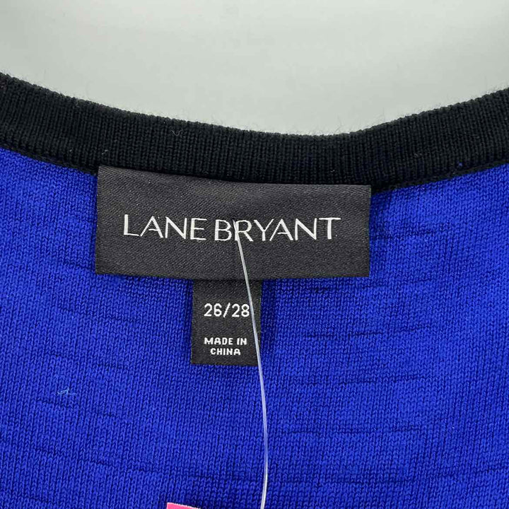 Size 26/28 LANE BRYANT Black Knit 2 PC Dress