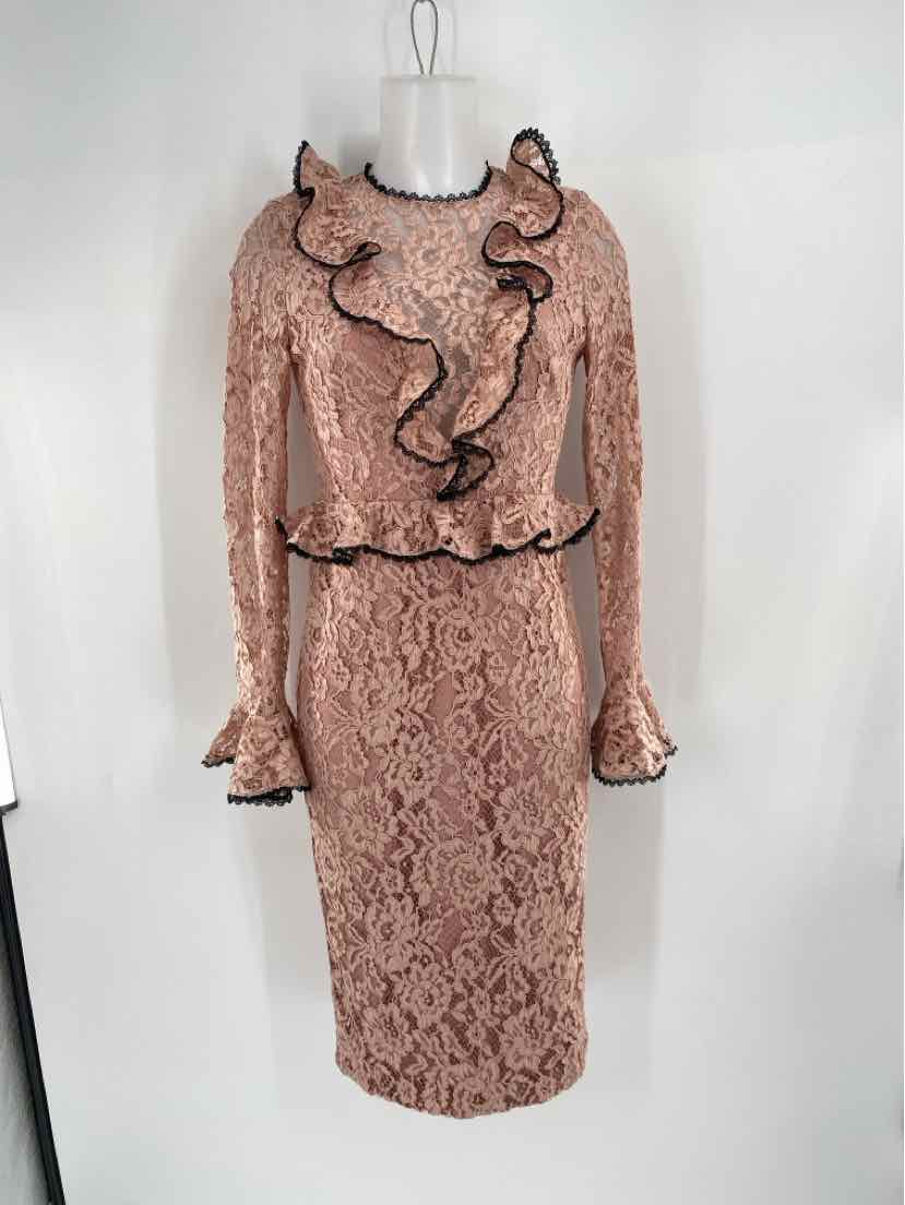 Size S ALEXIS Pink Lace Dress