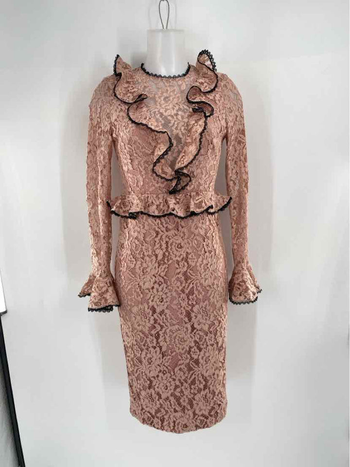 Size S ALEXIS Pink Lace Dress