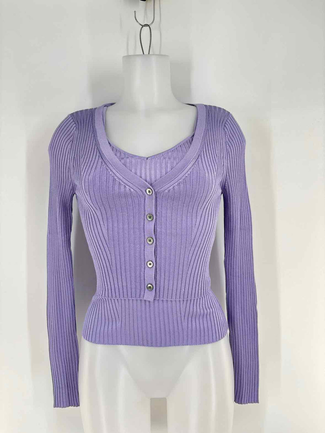 Size S Banana Republic Lavender Knit Cardigan