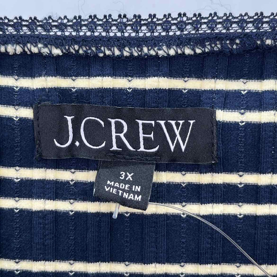 Size 3X J Crew Navy Shirt