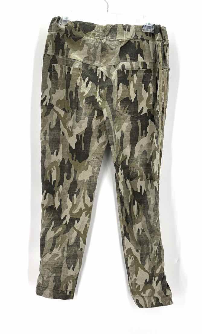 Size S FABRIK Green Print Pants