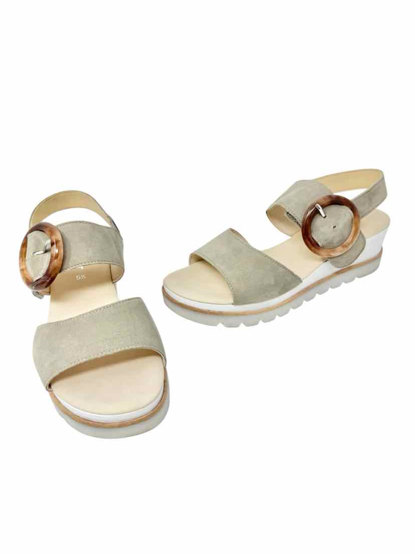 Shoe Size 5.5 GABOR Green Sandals