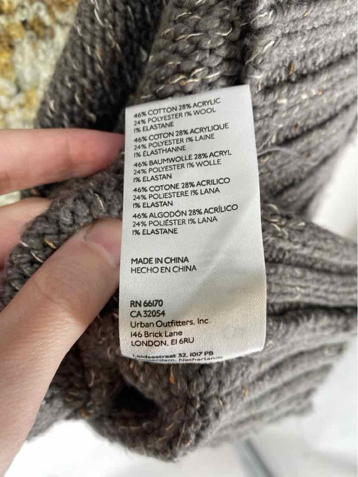 Size XL Pilcro & the Letterpress Gray Knit Cardigan
