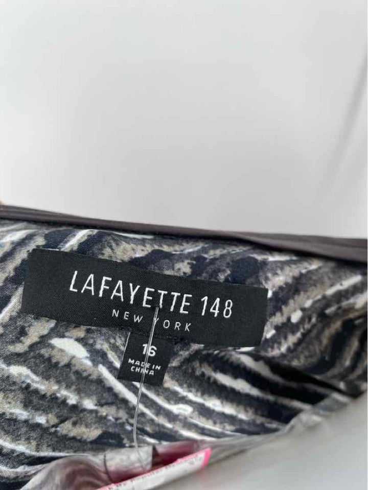Size 16 LAFAYETTE Multi-Color Shirt