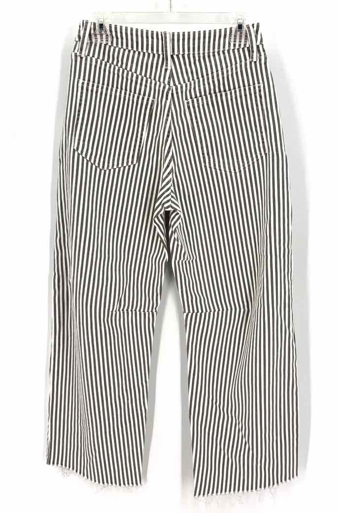 Size 25 JUST BLACK Green Print Pants