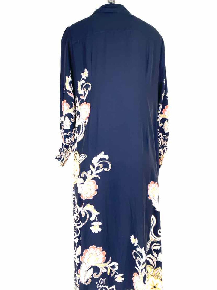 Size 12 Chico's Navy Print Dress