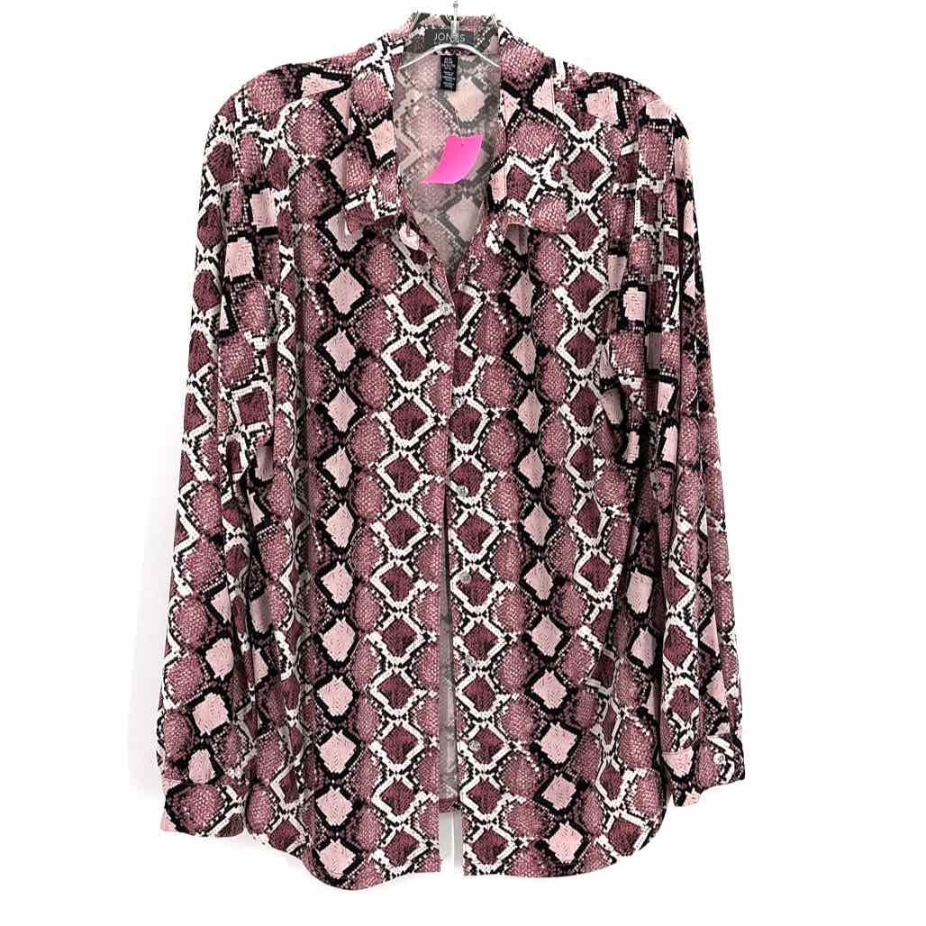 Size XL Jones New York Pink Shirt