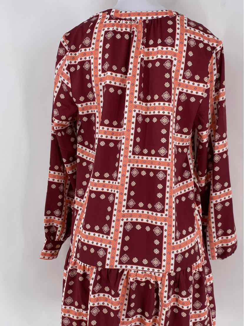 Size M LOFT Wine Dress