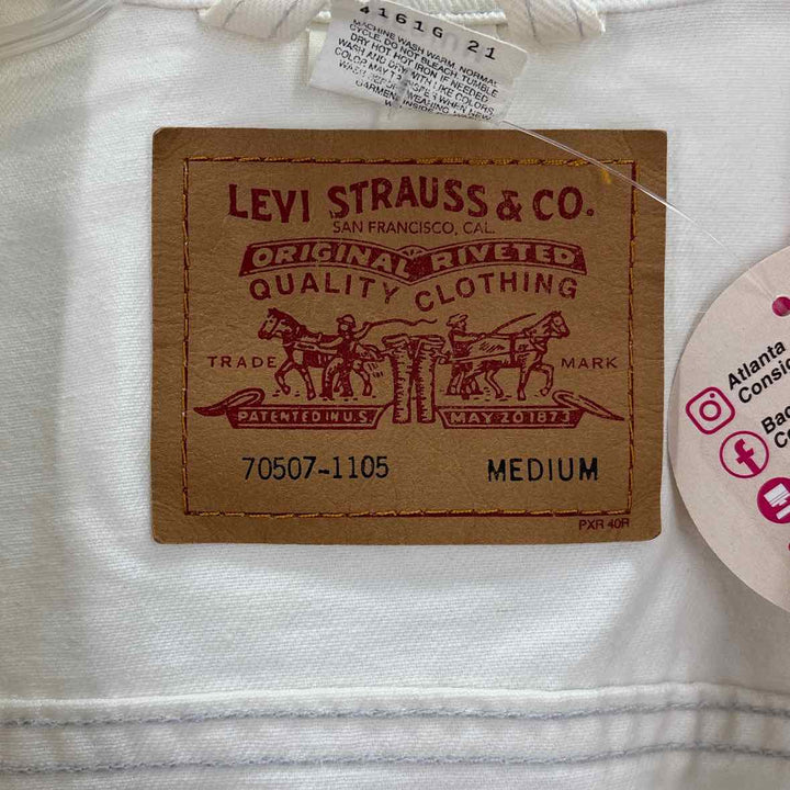 Size M Levi's Cream Denim Jacket