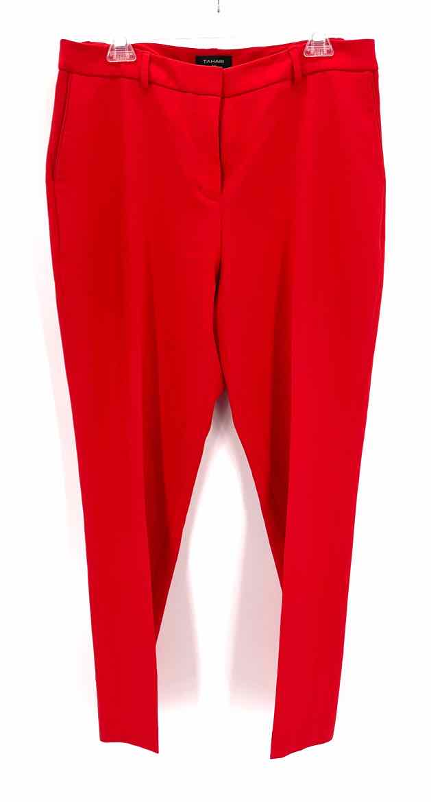 Size 12 TAHARI Red Pants