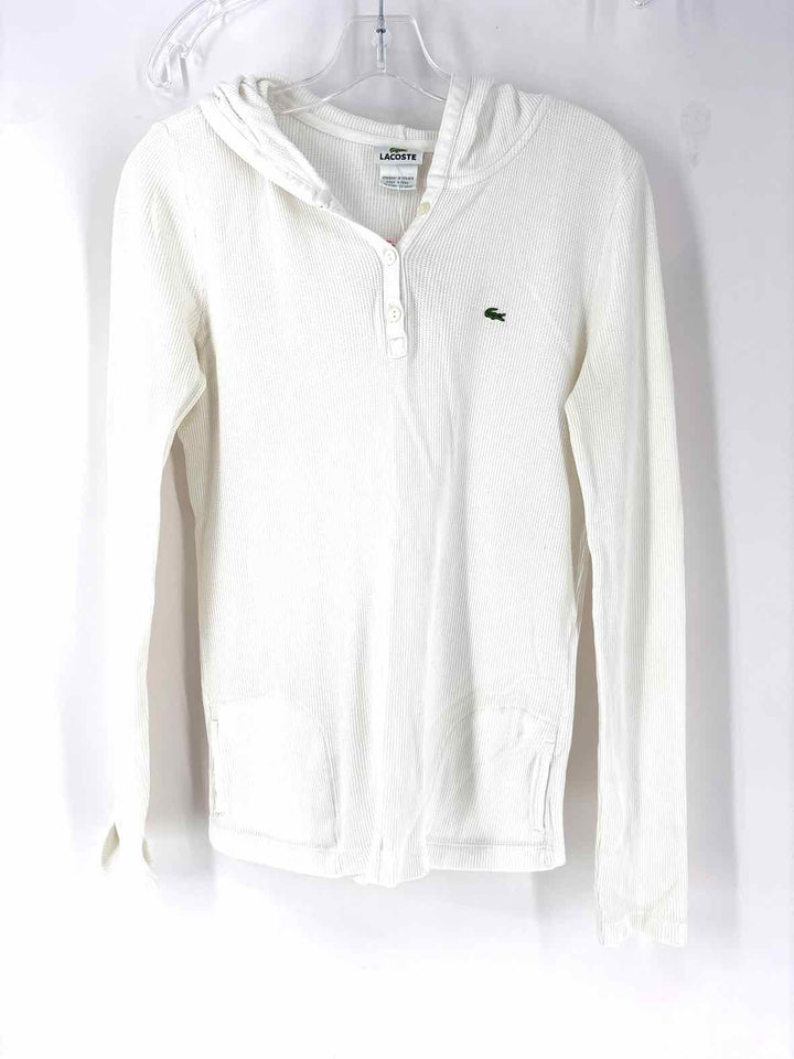 Size M Lacoste White Cotton Shirt
