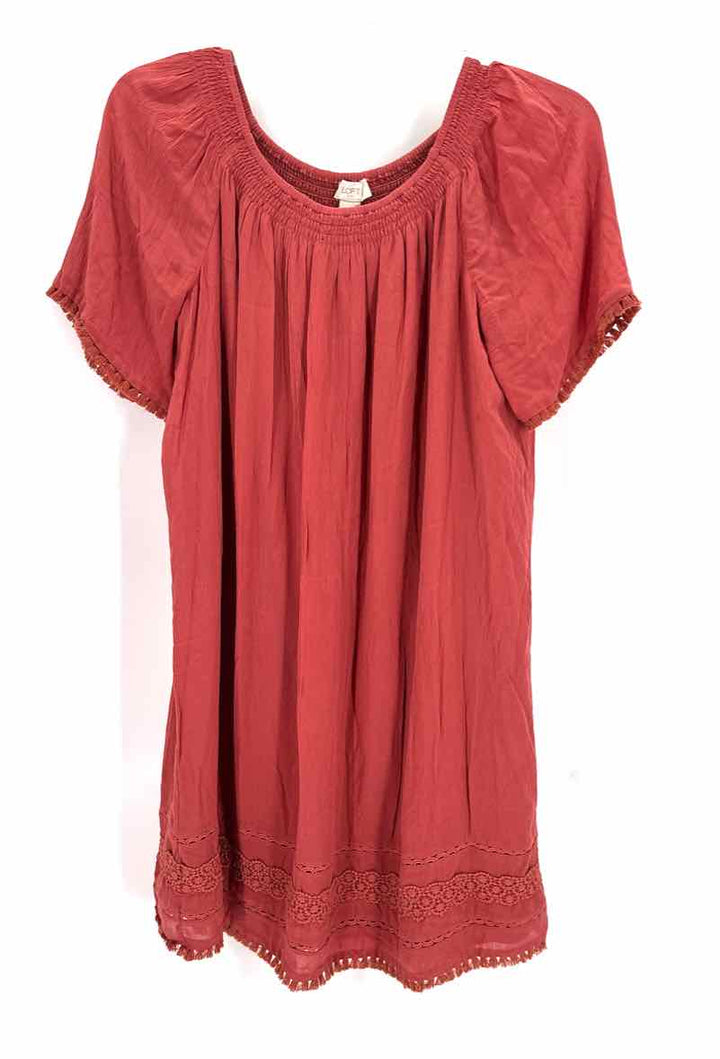 Size M LOFT Burnt Orange Shirt