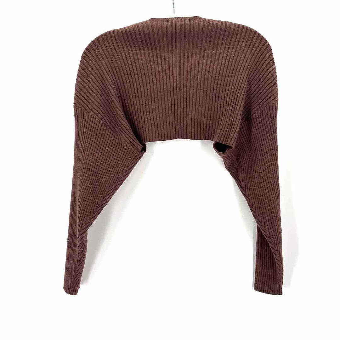 Size S Brown Knit Cardigan