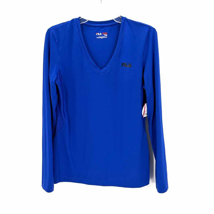 Size L FILA Royal Blue Mesh Shirt