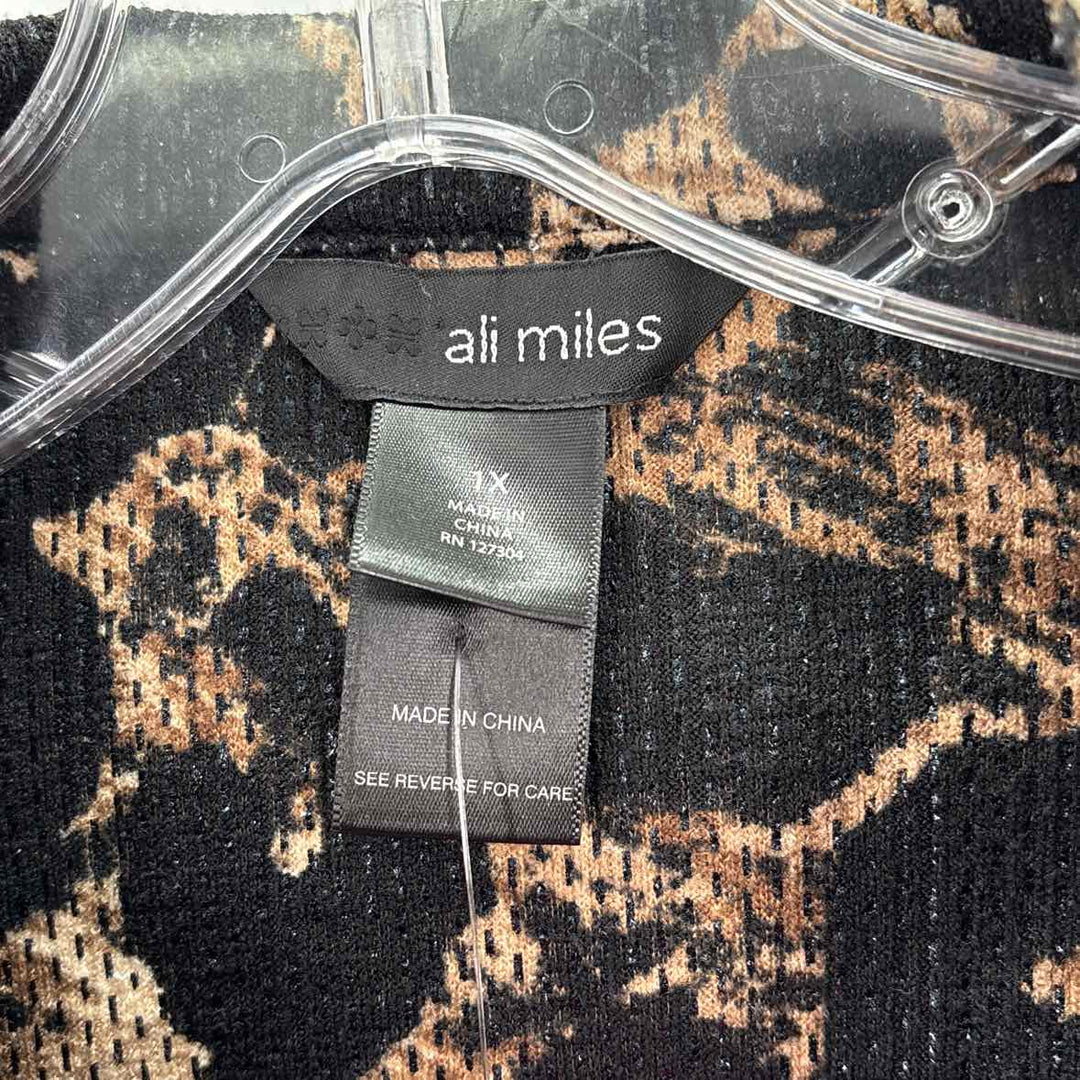 Size 1X ALI MILES Black Jacket