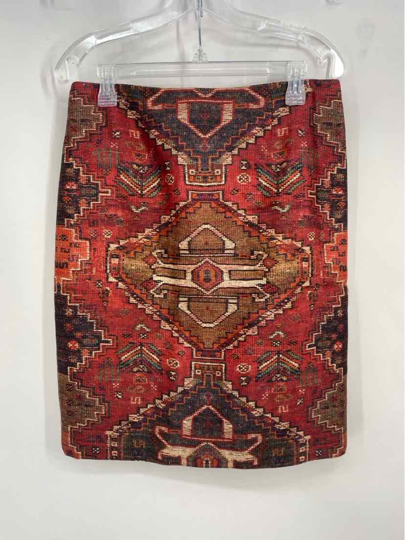 Size 8 Tory Burch Wine Skirt