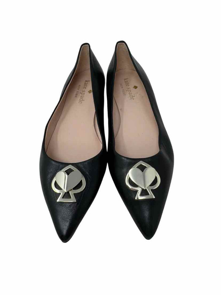 Shoe Size 5 Kate Spade Black Leather Flats