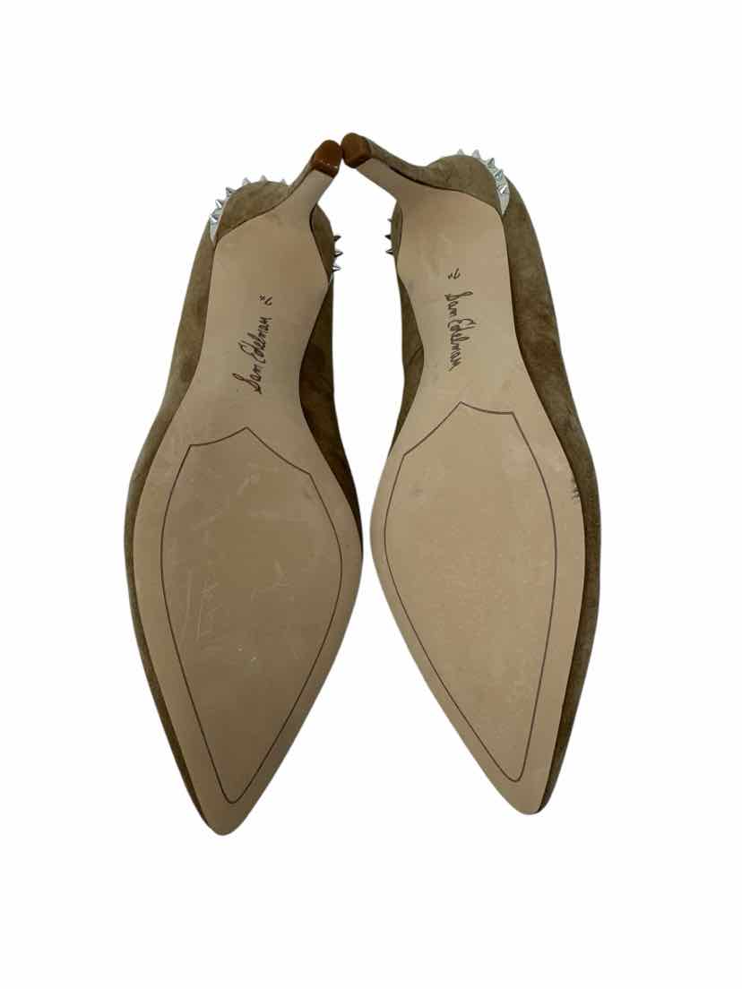 Shoe Size 7.5 Sam Edeleman Tan Suede Pumps