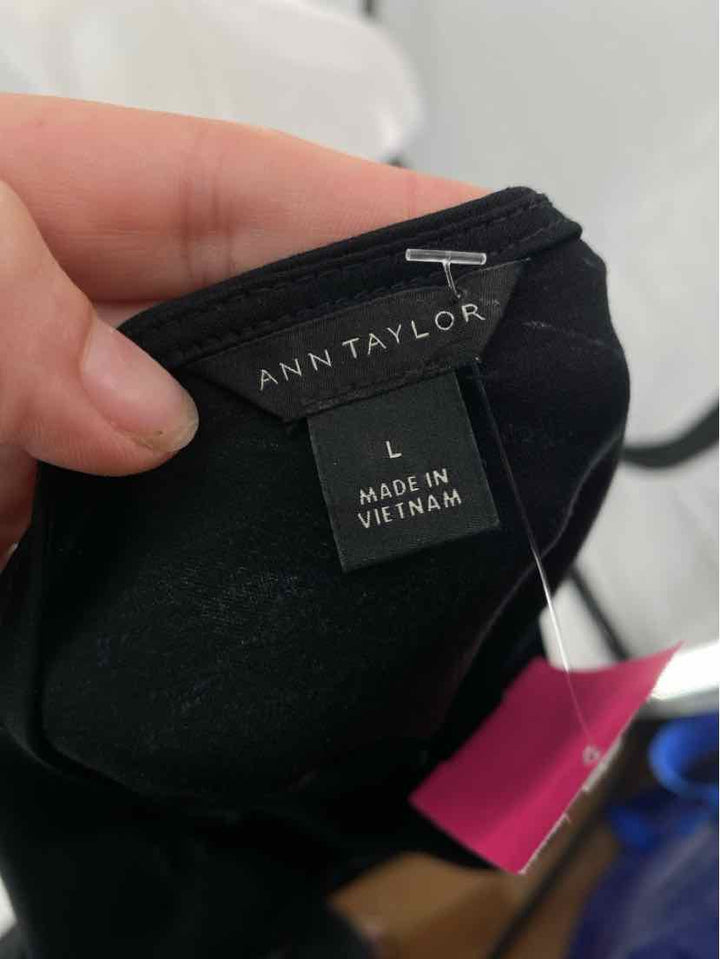 Size L Ann Taylor Black Shirt