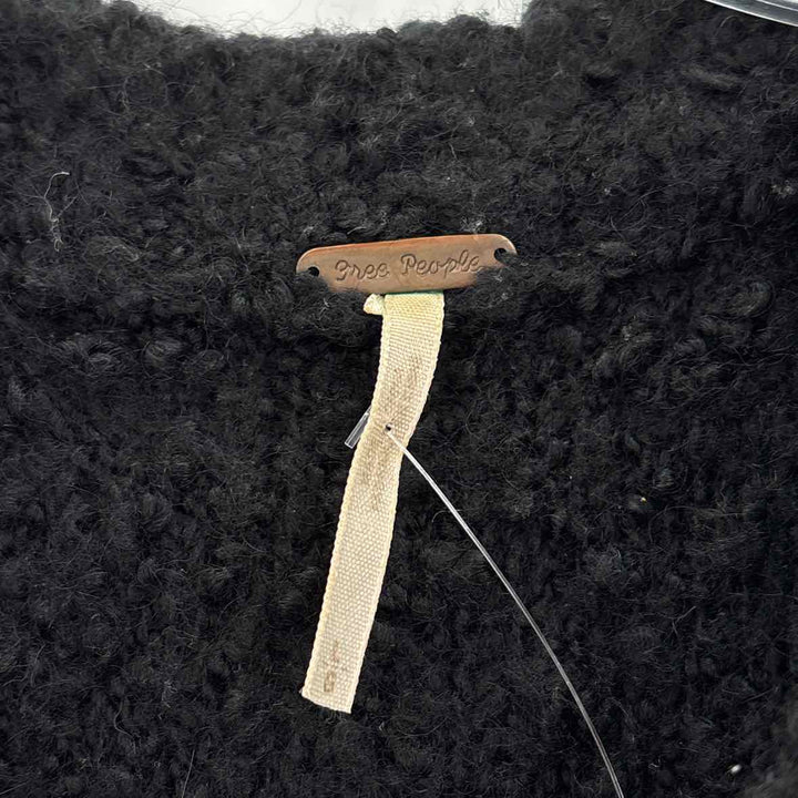 Size L FREE PEOPLE Black Knit Dress