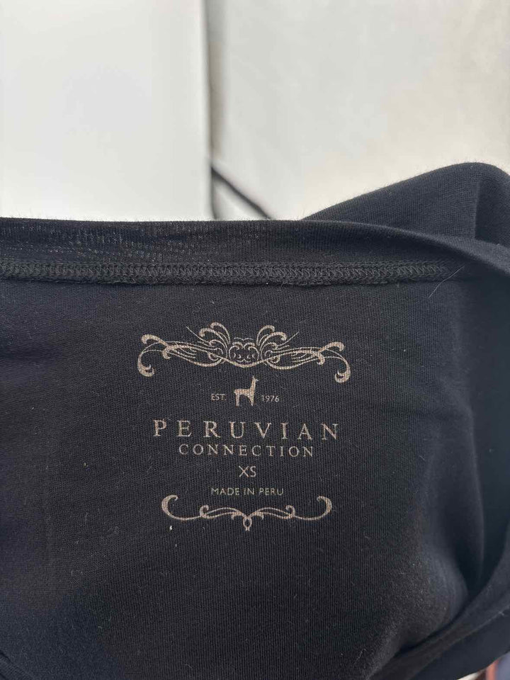 Size XS Black Cotton Shirt