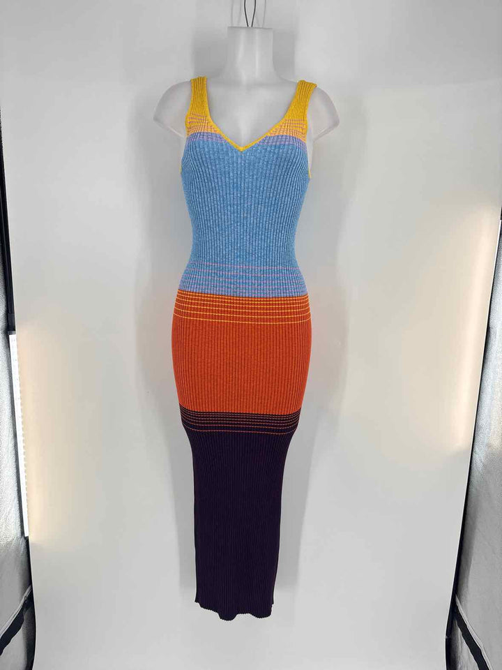 Size 2 STAUD Multi-Color Luxury - Dress