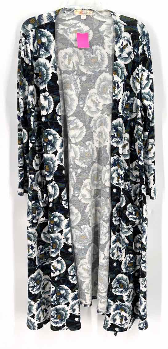 Size L lularoe Blue Print Sweater