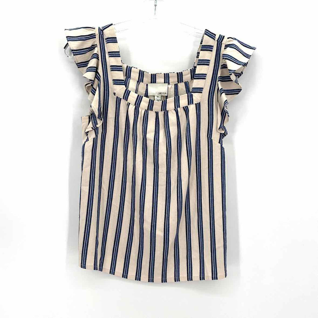 Size XS Blue Print Shirt