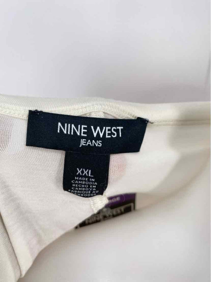 Size XXL Nine West Ivory Shirt
