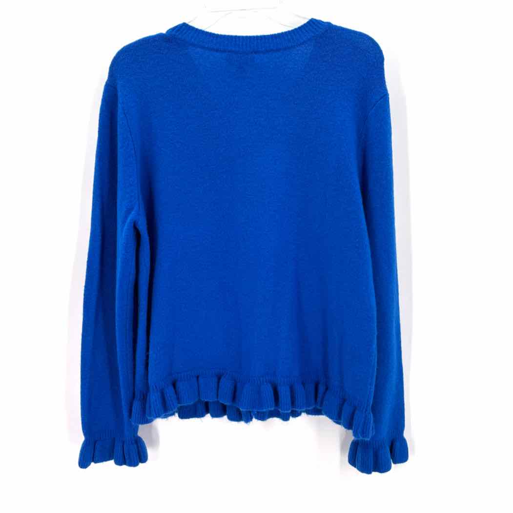 Size XL CECE Royal Blue Knit Cardigan