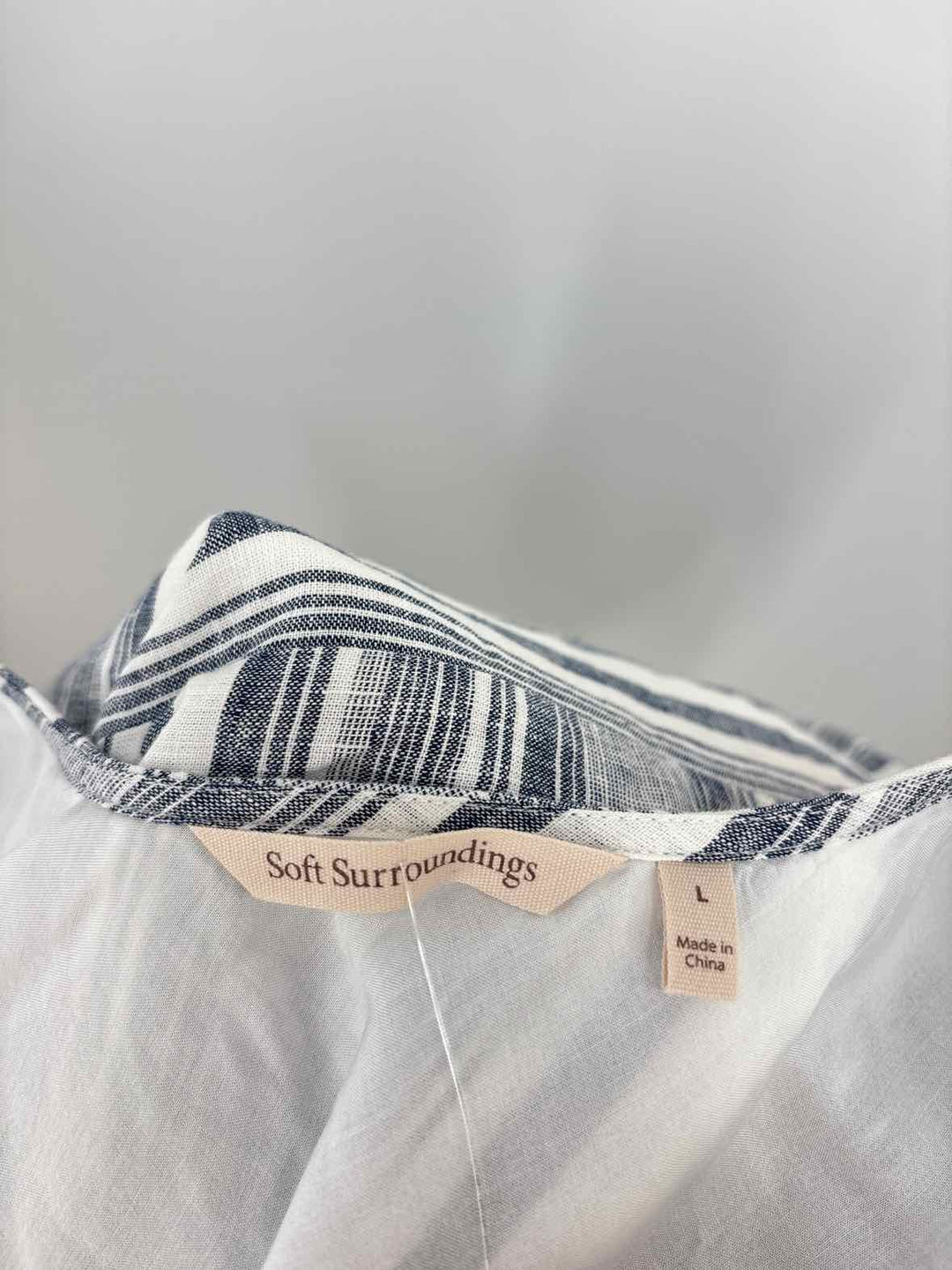 Size L SOFT SURROUNDINGS Gray Dress