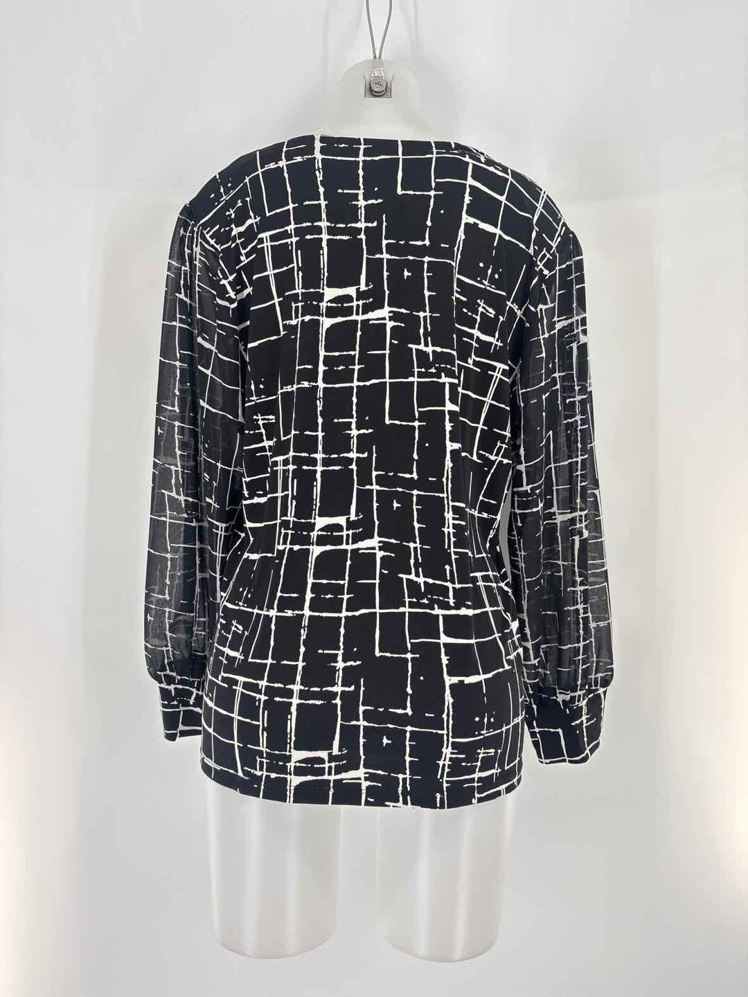 Size L Calvin Klein Black/White Shirt
