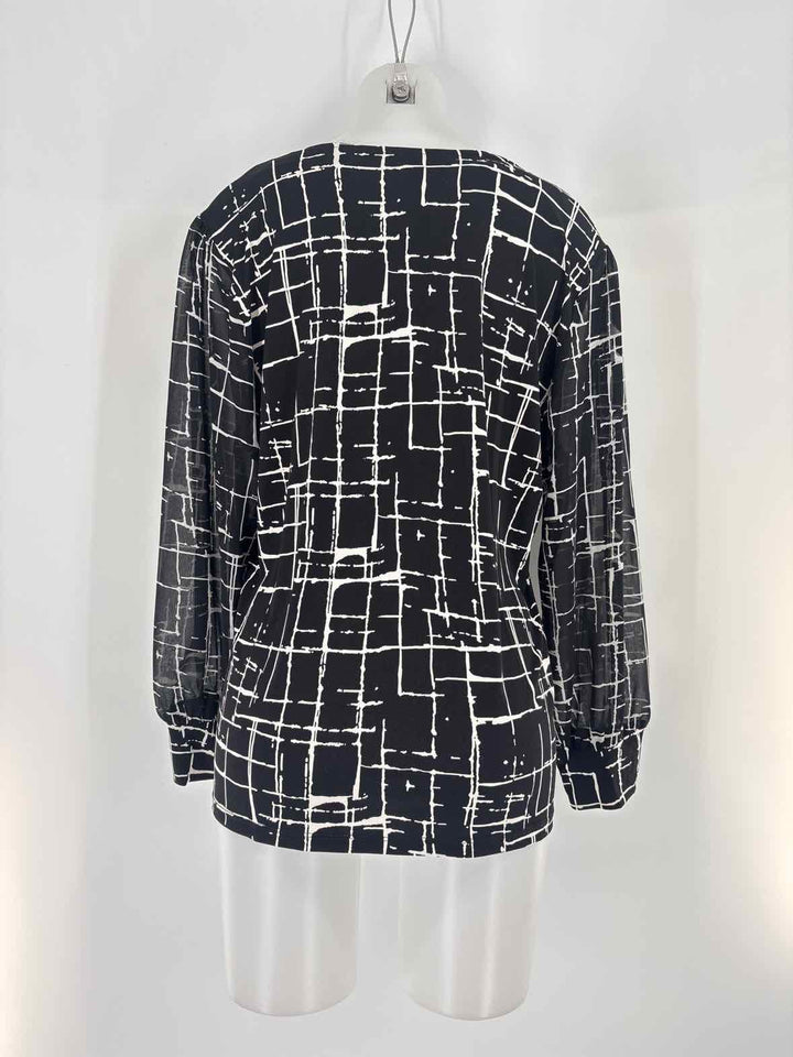 Size L Calvin Klein Black/White Shirt