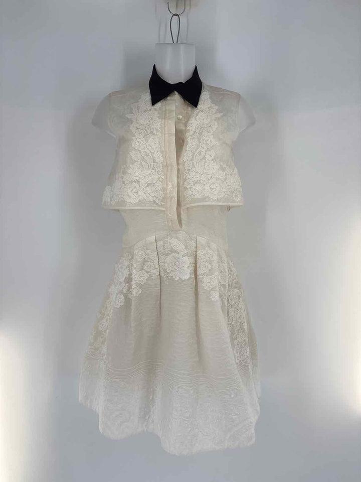 Size 4 Cream Dress