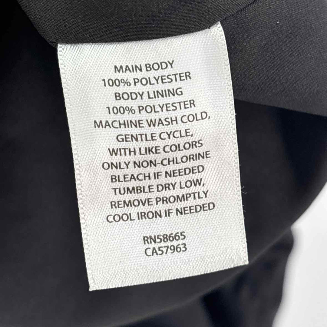 Size S OPEN EDIT Black Sateen Jacket