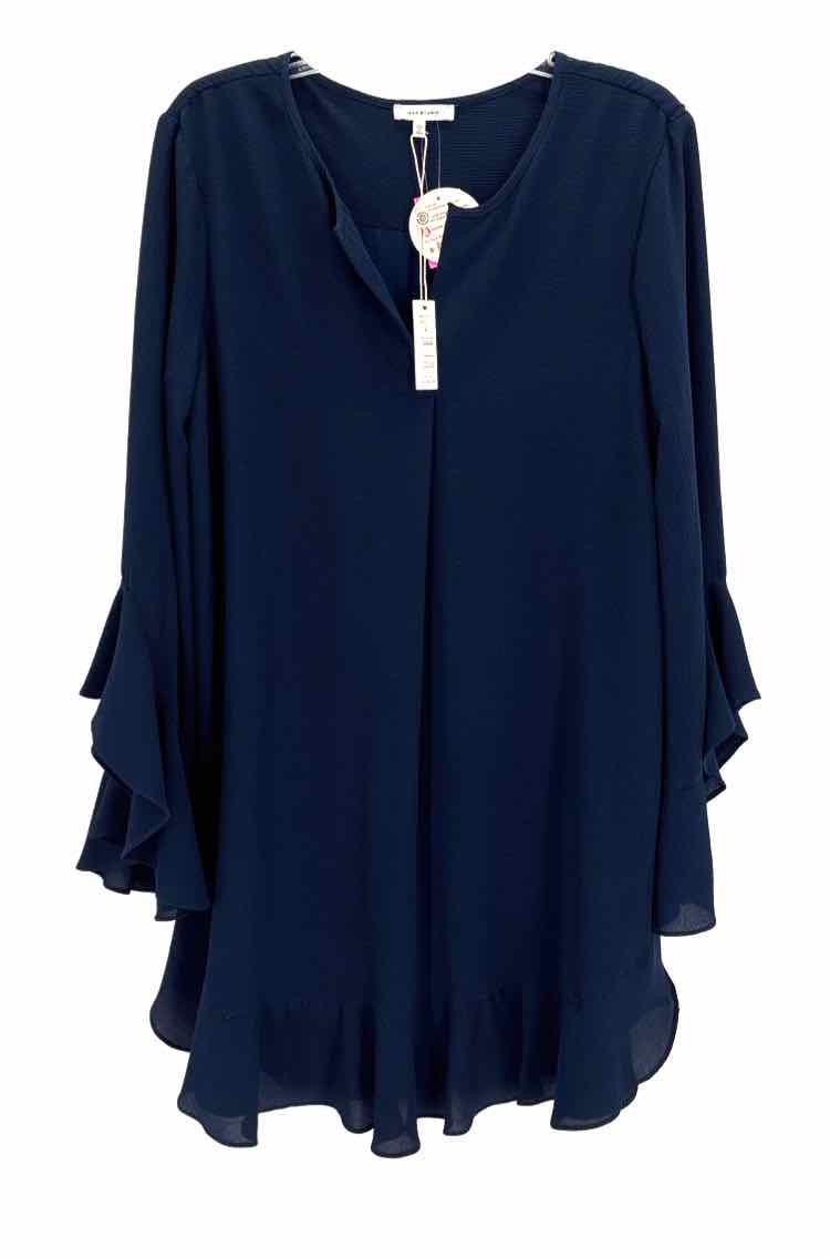 Size L MAX STUDIO Navy Dress