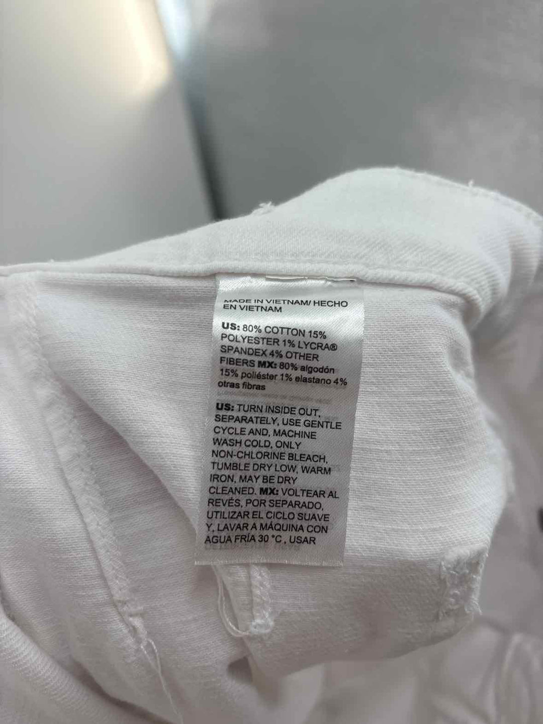 Size 10 Chico's White Shorts