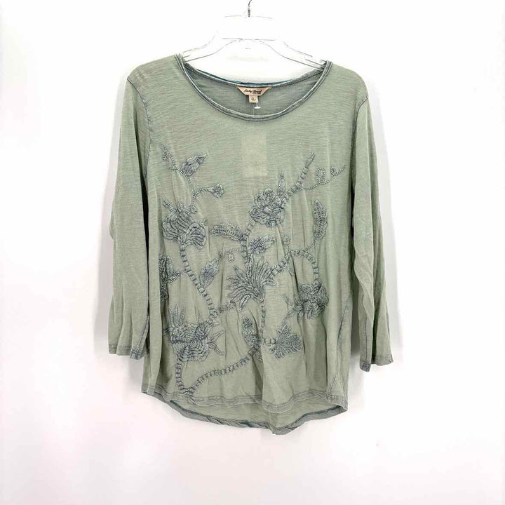 Size L LUCKY Green Shirt