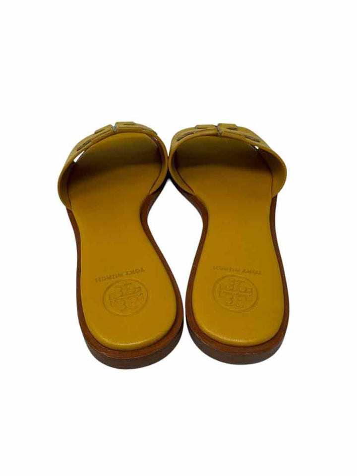 Shoe Size 7 Tory Burch Yellow Leather Sandals