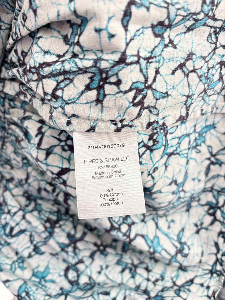 Size 2 VERONICA BEARD Blue Print Dress