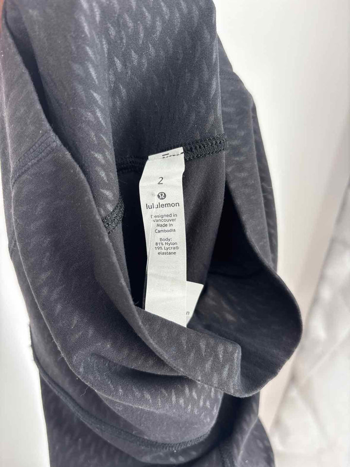 Size 2 Lululemon Black Leggings