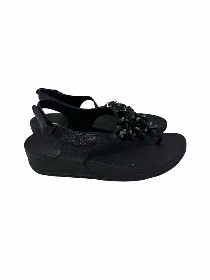 Shoe Size 9 FITFLOP Black Sandals