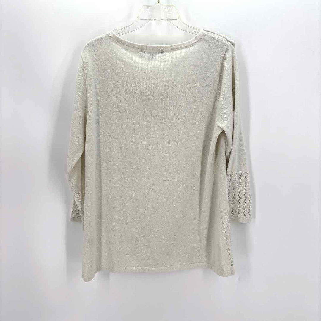 Size L Cream Knit Sweater
